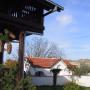 View from the monastic quarters on the yard and the church of St Elijah